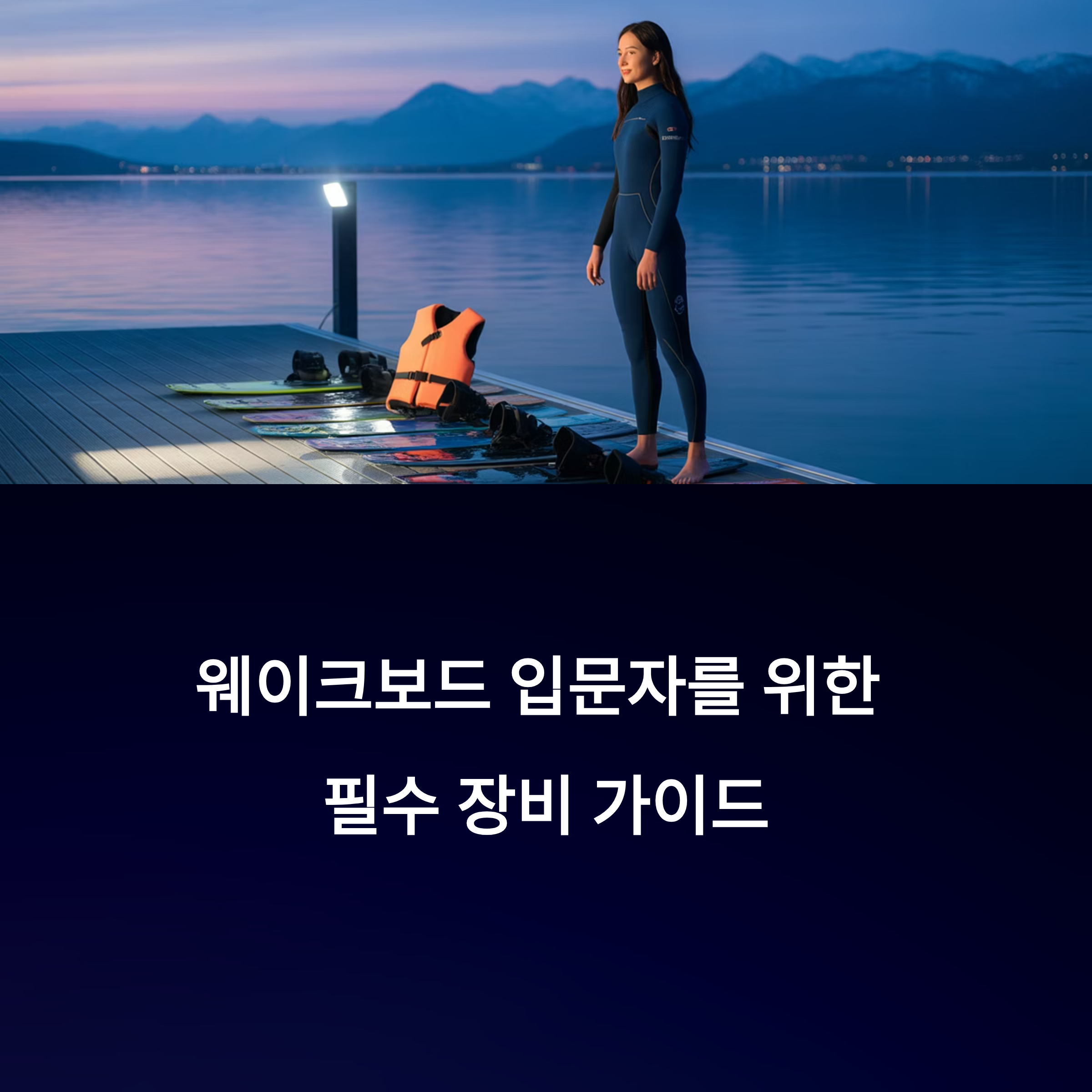 웨이크보드 입문 전 꼭 챙겨야 할 장비 리스트