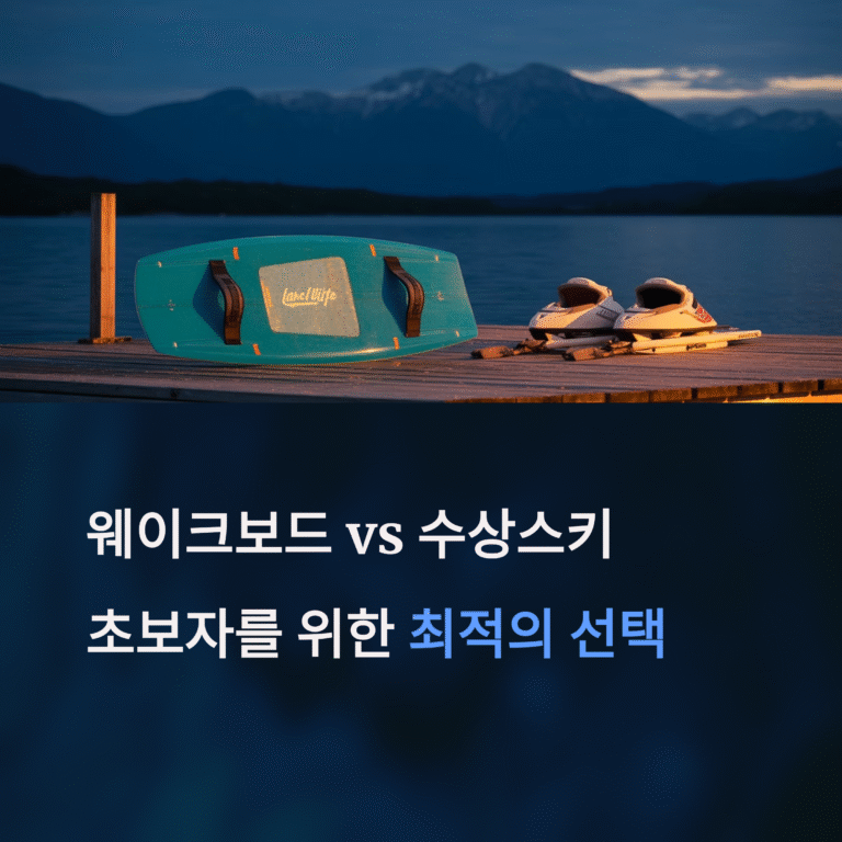웨이크보드와 수상스키, 입문자가 선택하기 좋은 건?