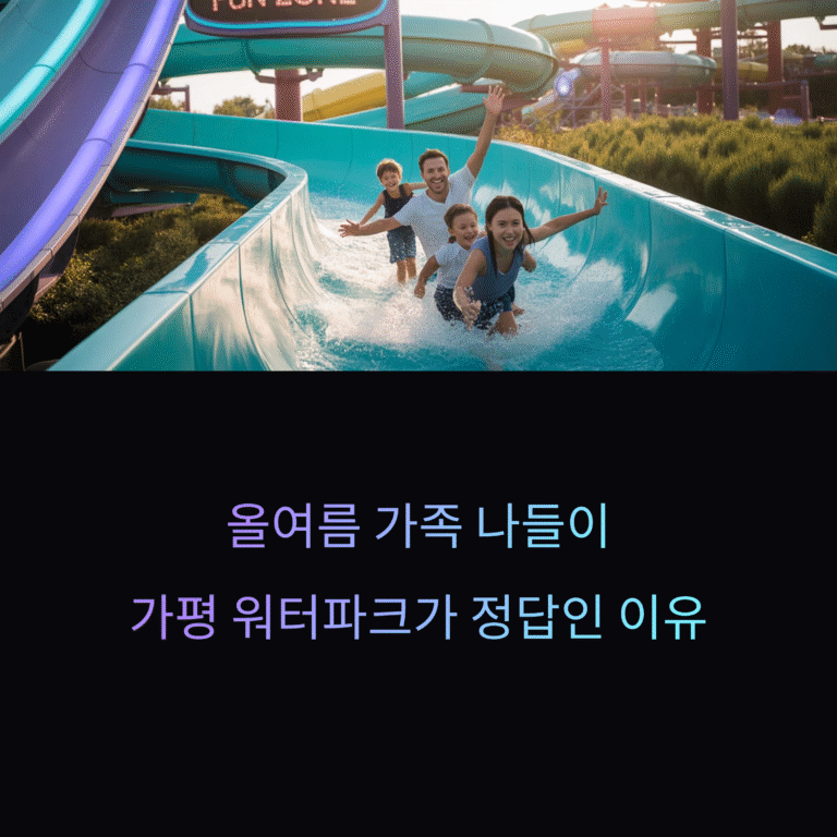 가족과 함께 떠나는 가평워터파크 베스트 선택 가이드