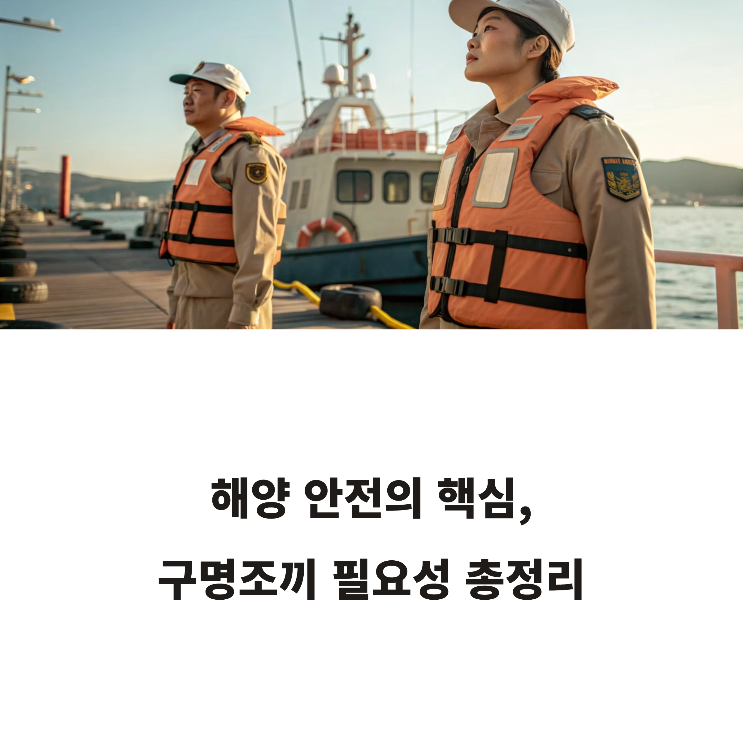 구명조끼 필요성