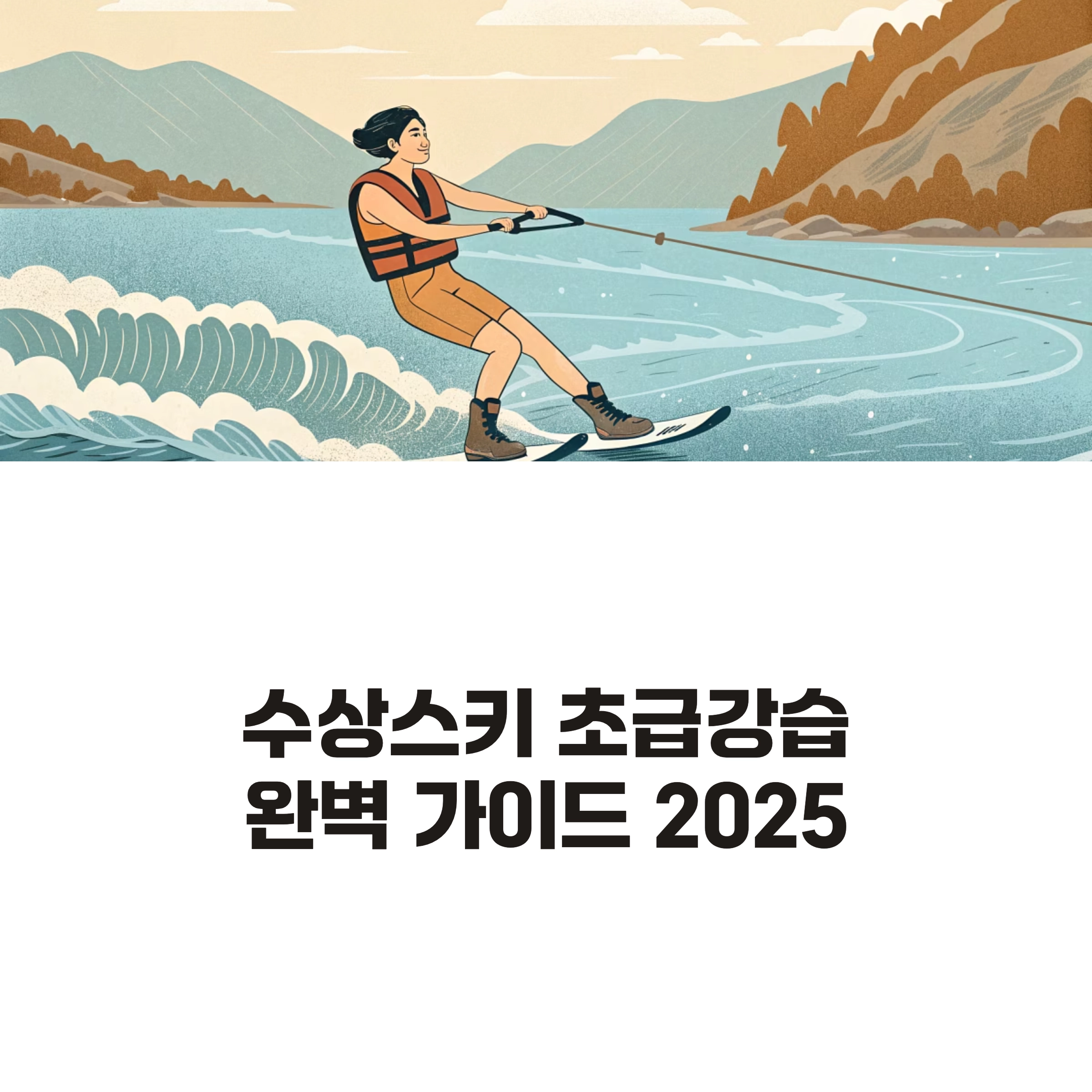 수상스키 초급강습